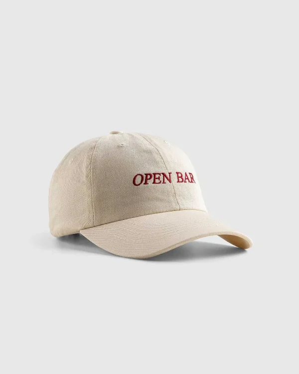 Hatte>HO HO COCO Aben Bar Cap Khaki/Maroon