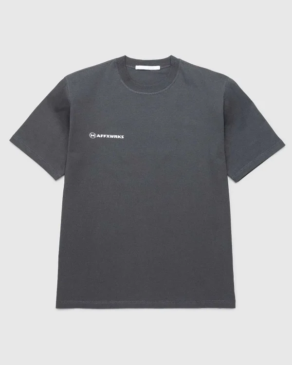 T-Shirts>AFFXWRKS T-Shirt Washed Black