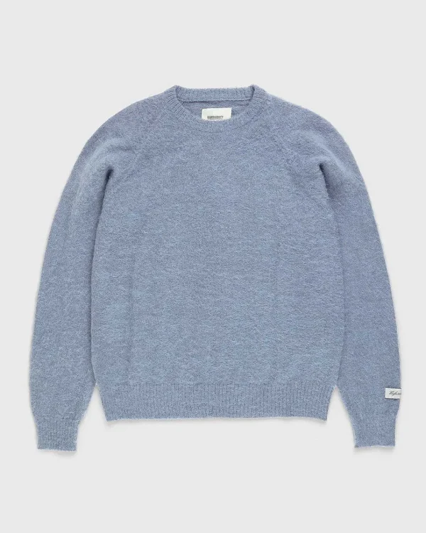 Strik>Highsnobiety Alpaca Raglan Sweater Bla