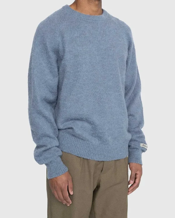 Strik>Highsnobiety Alpaca Raglan Sweater Bla