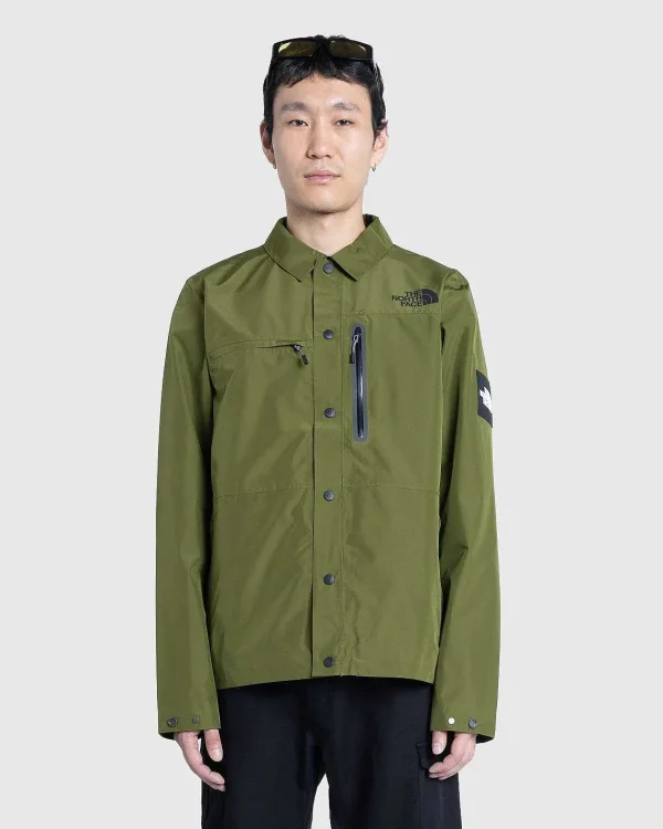 Skjorter>The North Face Amos Tech Overshirt Forest Olive