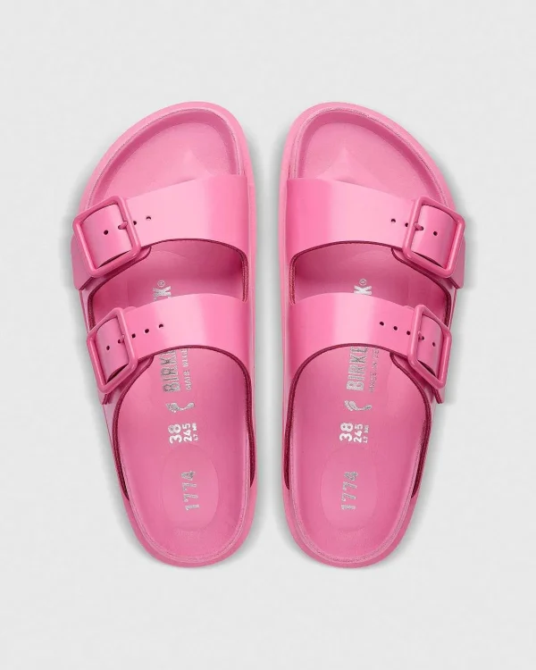 Sandaler>Birkenstock Arizona Glat Laeder Azalea Pink