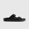 Sandaler>Birkenstock Arizona Udsogt Laeder Sort