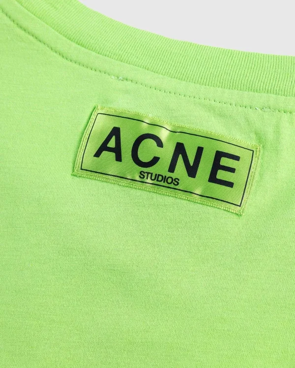 T-Shirts>Acne Studios Artwork T-Shirt Sharp Green