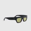 Solbriller>Port Tanger Ayreen Black Acetate/Varm Oliven