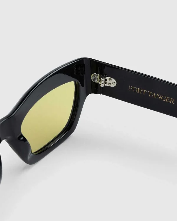 Solbriller>Port Tanger Ayreen Black Acetate/Varm Oliven