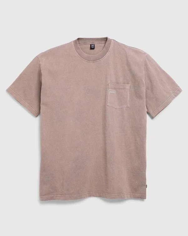 T-Shirts>Patta Basic Pocket T-Shirt Driftwood