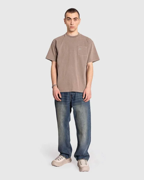 T-Shirts>Patta Basic Pocket T-Shirt Driftwood