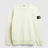 Sveder>Stone Island Beklaedningsfarvet Sweatshirt Med Rund Hals, Naturbeige