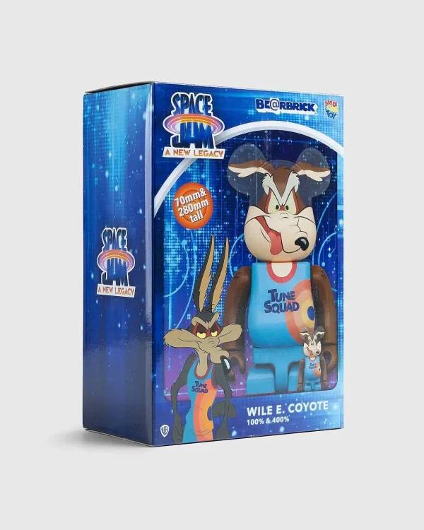 Samlerobjekter>Medicom Be@Rbrick Wile E. Coyote 100% & 400% Set Multi