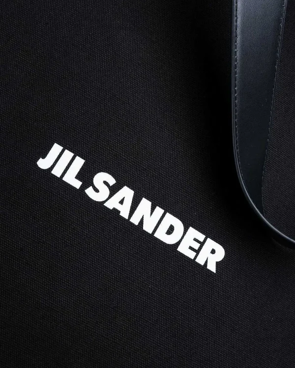 Tasker>Jil Sander Bog Tote Grande Black