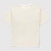 T-Shirts>Highsnobiety Bomuld Mesh Strik T-Shirt Beige