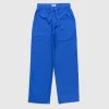 Undertøj>Tekla Bomuld Poplin Pyjamas Bukser Royal Blue