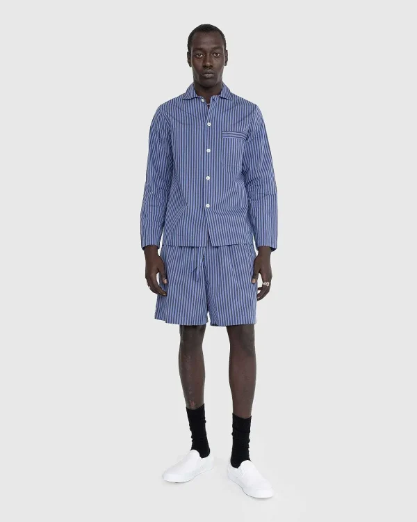 Undertøj>Tekla Bomuld Poplin Pyjamas Shorts Verneuil Stripes