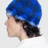 Hatte>SSU Borstet Mohair Muslingeskal Bucket Hat Merlin Blue