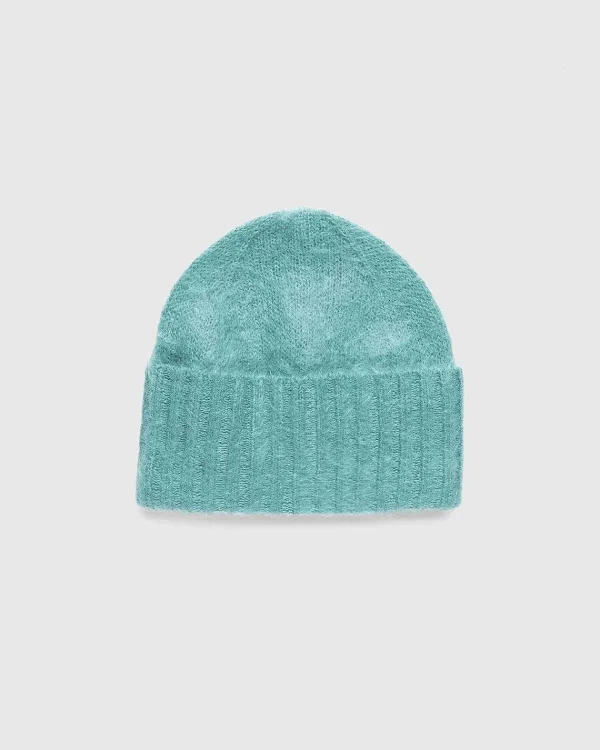 Vinter Tilbehør>Auralee Borstet Super Kid Mohair Beanie Jade Gron