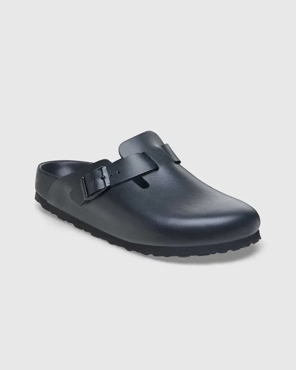 Sandaler>Birkenstock Boston Exquisite Laeder Sort