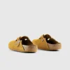 Sandaler>Birkenstock Boston Ruskindslaeder Corduroy Cork Brun