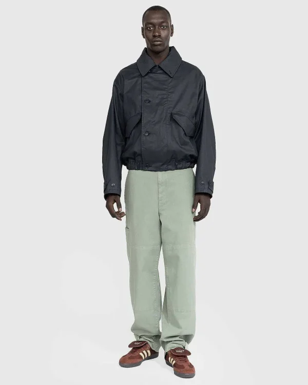 Overtøj>Lemaire Boxy Blouson Midnight Green