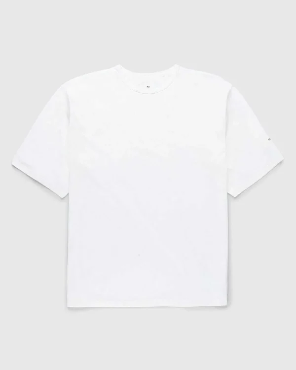 T-Shirts>Y-3 Boxy Bomuld T-Shirt Off White