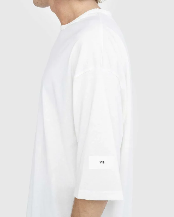 T-Shirts>Y-3 Boxy Bomuld T-Shirt Off White