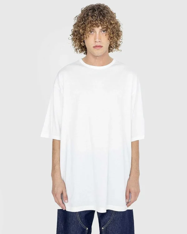 T-Shirts>Y-3 Boxy Bomuld T-Shirt Off White