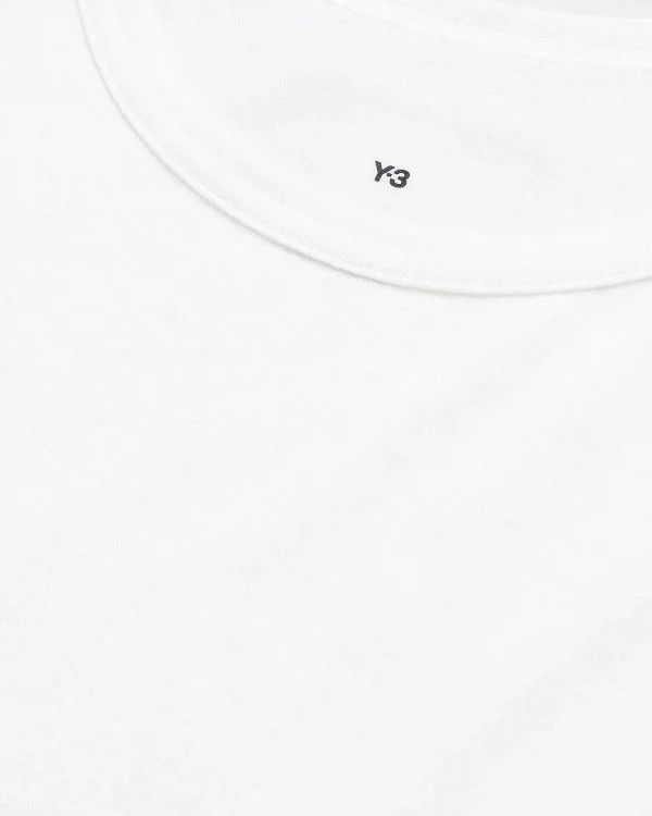 T-Shirts>Y-3 Boxy Bomuld T-Shirt Off White