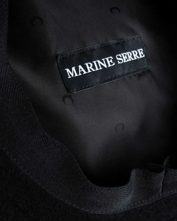 Hatte>Marine Serre Broderet Fransk Baret Sort