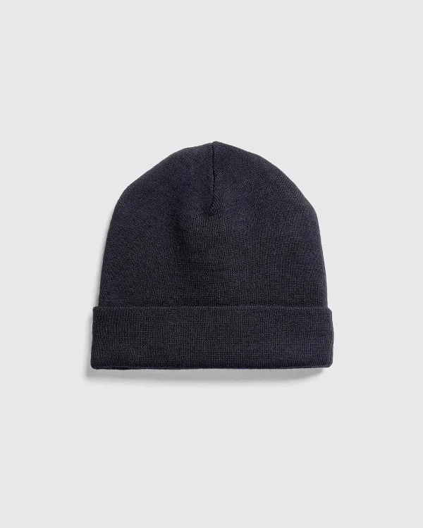 Vinter Tilbehør>Acne Studios Broderet Logo Beanie Sort