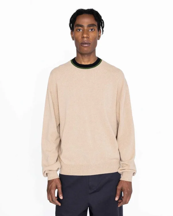 Strik>Highsnobiety HS05 Cashmere Crew Sweater Beige