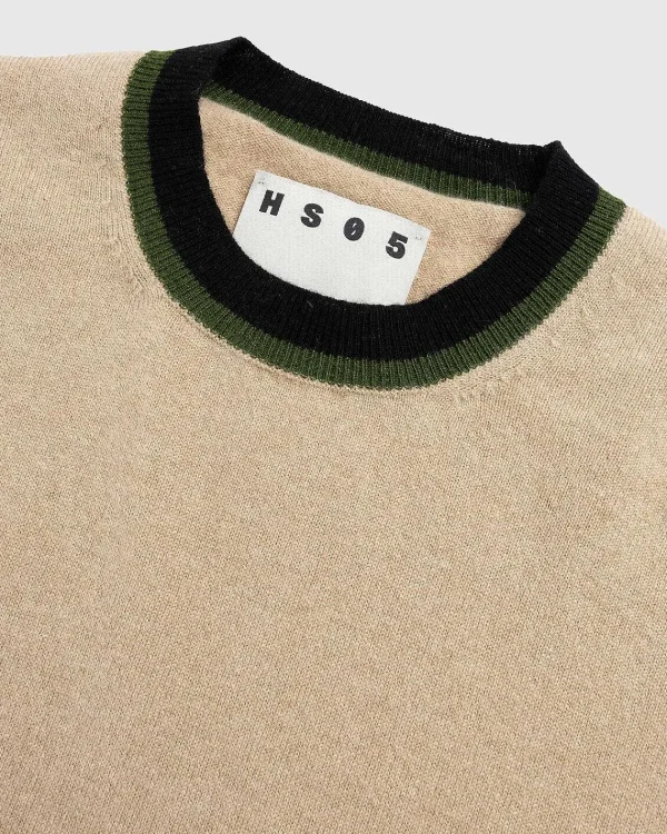 Strik>Highsnobiety HS05 Cashmere Crew Sweater Beige