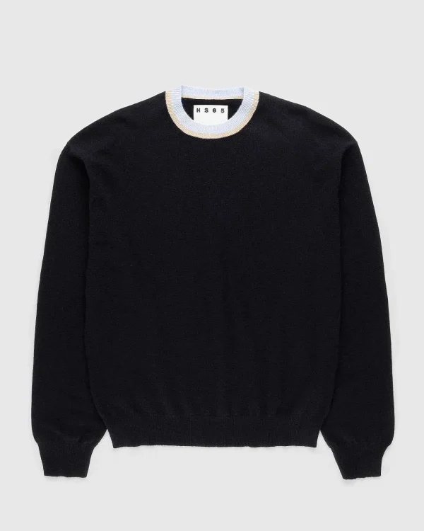 Strik>Highsnobiety HS05 Cashmere Crew Sweater Sort