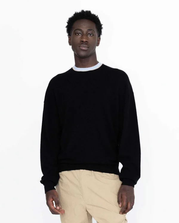 Strik>Highsnobiety HS05 Cashmere Crew Sweater Sort