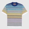 T-Shirts>Missoni Chevron T-Shirt Bla/Sort/Hvid