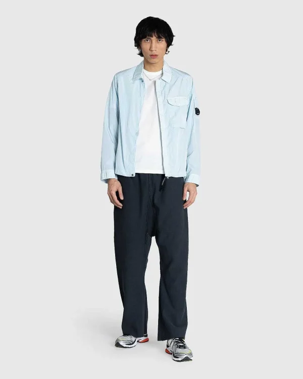 Skjorter>C.P. Company Chrome-R Overshirt Starlight Blue