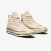 Sneakers>Converse Chuck 70 Hi Pergament/Granet/Egret