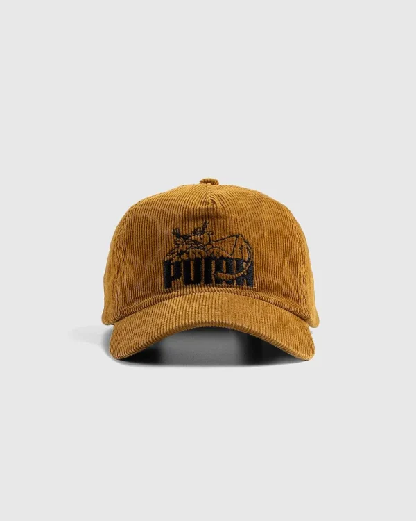 Hatte>Puma Corduroy 5-Panel Haette Gyldenbrun