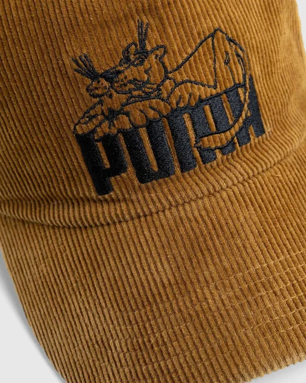 Hatte>Puma Corduroy 5-Panel Haette Gyldenbrun