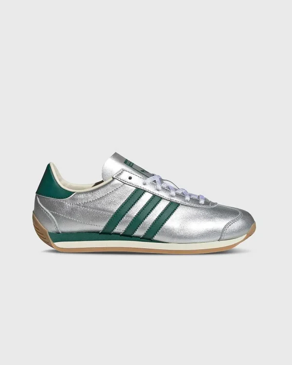 Sneakers>Adidas Country Og Solv Metallic/Collegiate Green/Core White