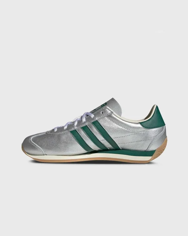 Sneakers>Adidas Country Og Solv Metallic/Collegiate Green/Core White