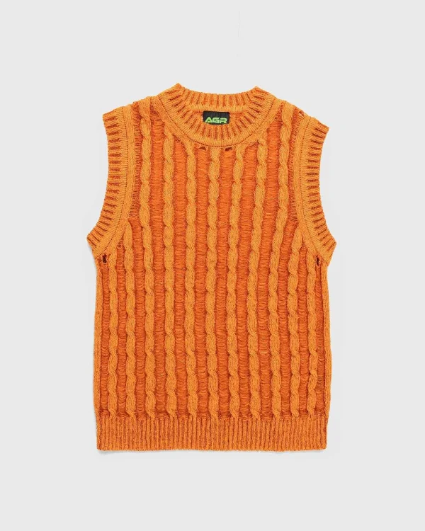 Strik>AGR Creative Cable Mohair Vest