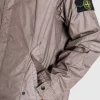 Overtøj>Stone Island Crinkle Nylon Coat Dove Grey