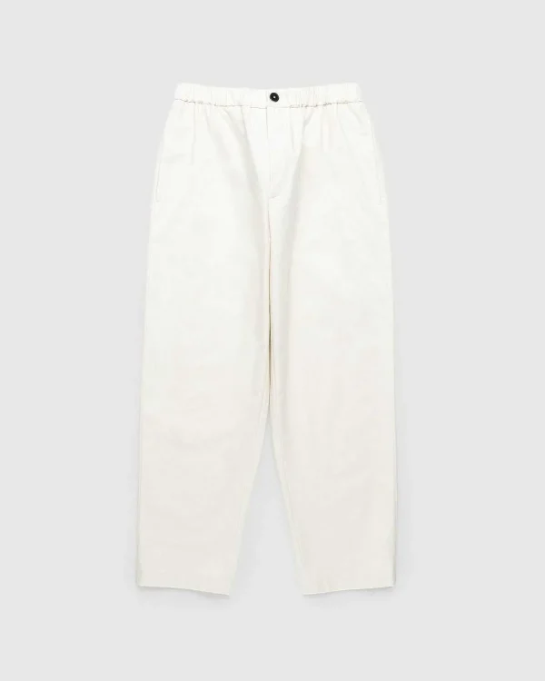 Bukser>Jil Sander Cropped Straight Leg Bukser Beige