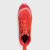 Sneakers>MM6 Maison Margiela Cross High Fiery Red/Te Rose/Salsa