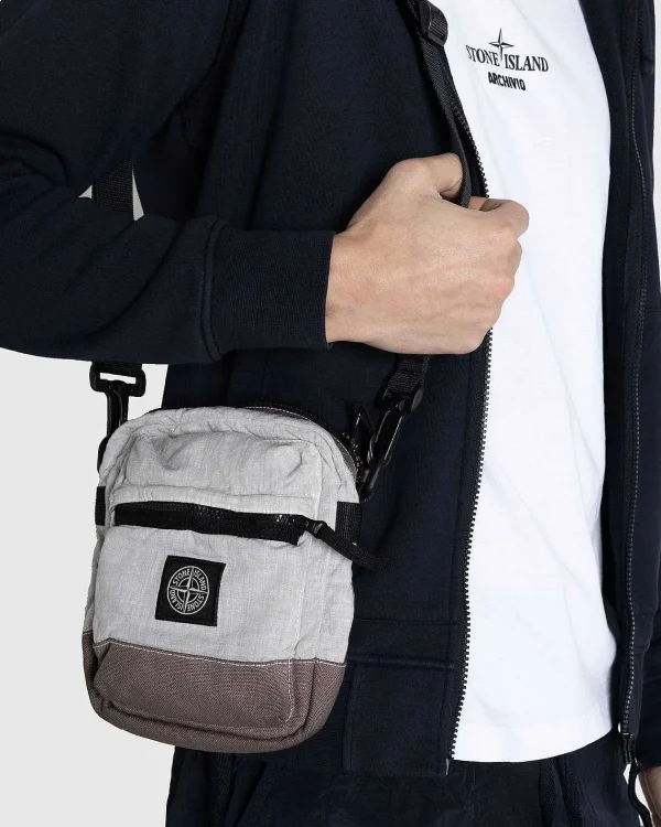 Tasker>Stone Island Crossbody Taske Dove Grey