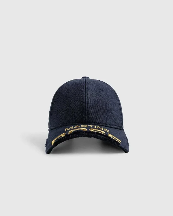 Hatte>Martine Rose Cut Peak Cap Navy