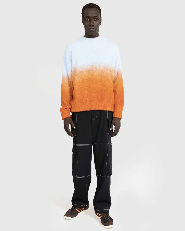 Strik>Bonsai Degrade Knit Crewneck Sweater Sunset