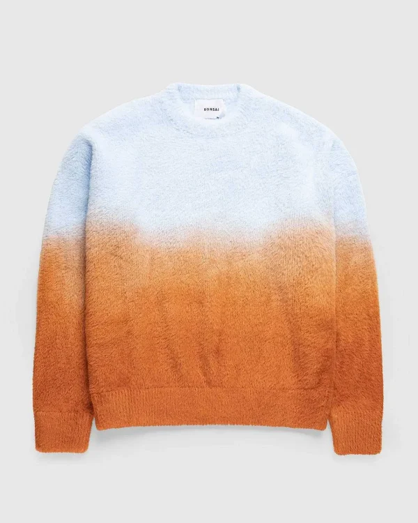 Strik>Bonsai Degrade Knit Crewneck Sweater Sunset