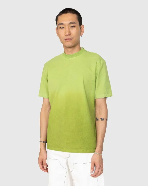 T-Shirts>Winnie New York Degrade Linen T-Shirt Gron