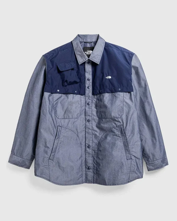 Skjorter>The North Face Denim Ls Shirt Light Indigo Denim Wash